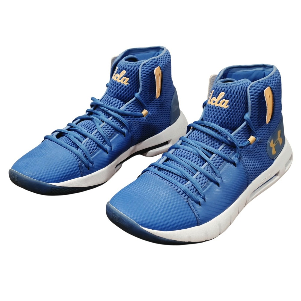UCLA Bruins Under Armour HOVR Havoc Mid Team Issued Shoes Men's 12 3021592-400